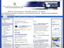Tablet Screenshot of istitutoleonori.gov.it